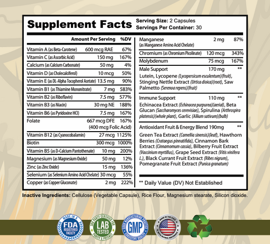 Fossil Fuel - Multi-Vitamin/Multi-Mineral