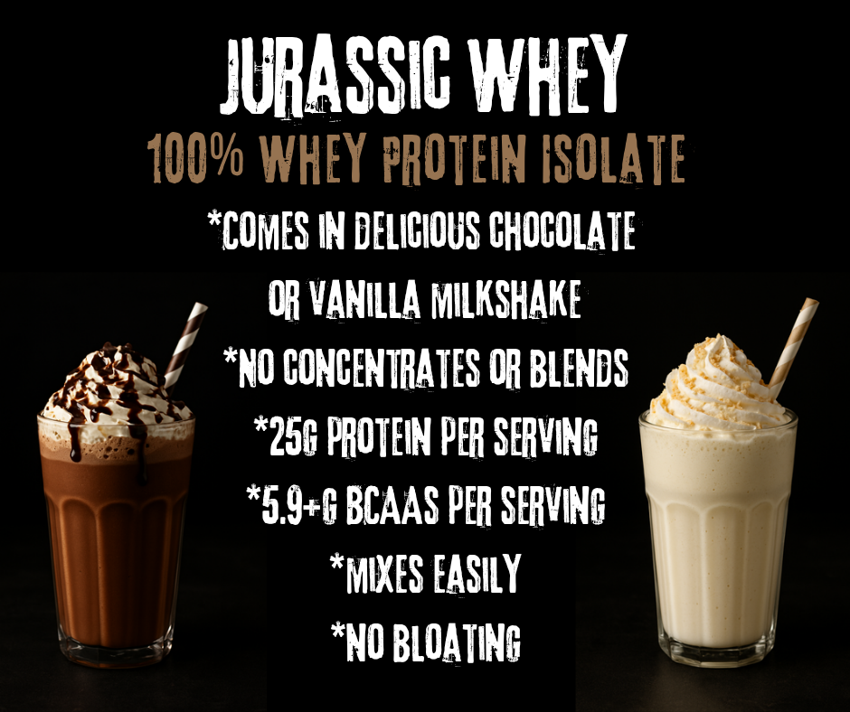 Jurassic Whey 100% Whey Protein Isolate 2lb