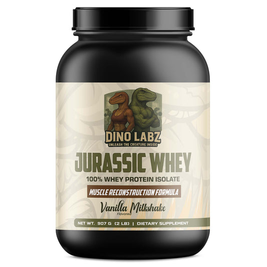 Jurassic Whey 100% Whey Protein Isolate Vanilla 2lb